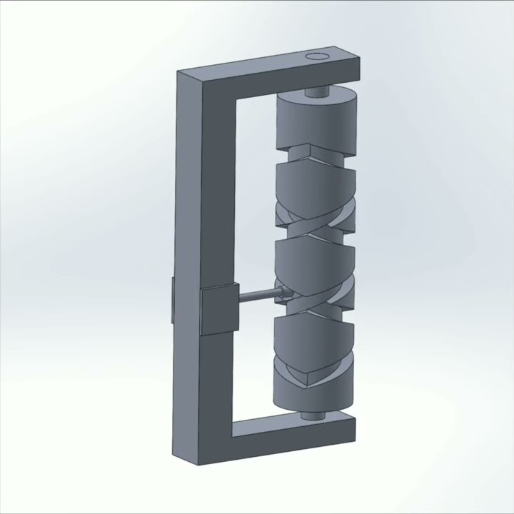 BARREL CAM MECHANISM SELF REVERSING SCREW LEVEL WINDING MECHANISM