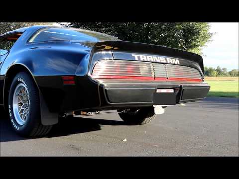 Pontiac Trans Am 400ci BIG CAM Exhaust Idle and Fly By
