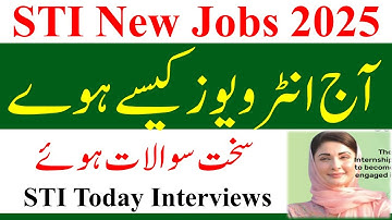 Today STI Interviews Question Answers 2025 | STI Jobs 2025 | STI Jobs 2026 | STI Interviews