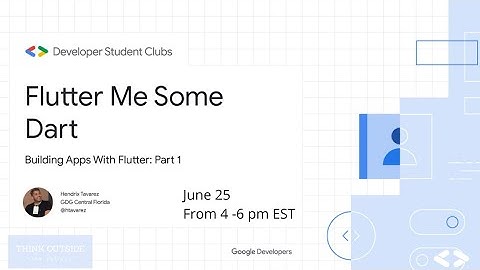 Flutter Me Some Dart: Building Apps With Flutter Part 1
