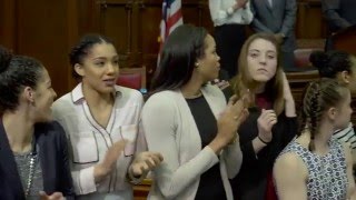 State Representative Roberta Willis Honors UCONN Huskies