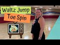 How to Do a Waltz Jump / Toe Spin Roller Skate Combo