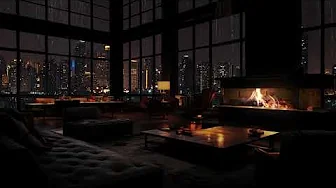 Rain and Fireplace Harmony: Relax, Unwind, and Drift into Peaceful Sleep 🌧️🔥