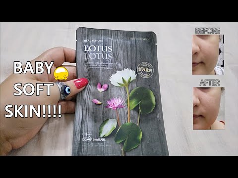 Video: Ulasan Face Face Mask Lotus Nature Mask