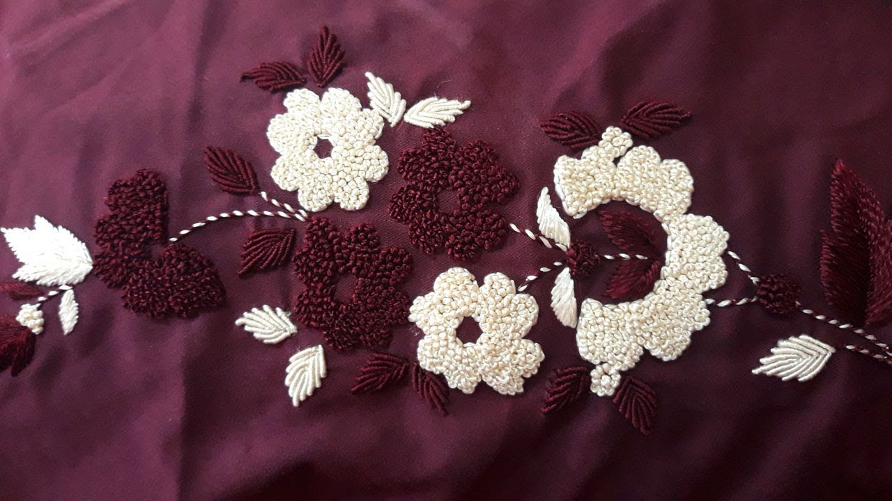 رشمة جمييلة بالغرزة الفرنسية و الثمن باش خاصها تخدم