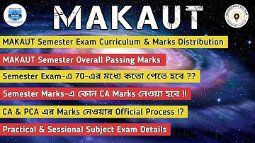 MAKAUT Semester Exam Pattern & Curriculum // Passing Marks #makaut #semesterexams #backlog #yearlag
