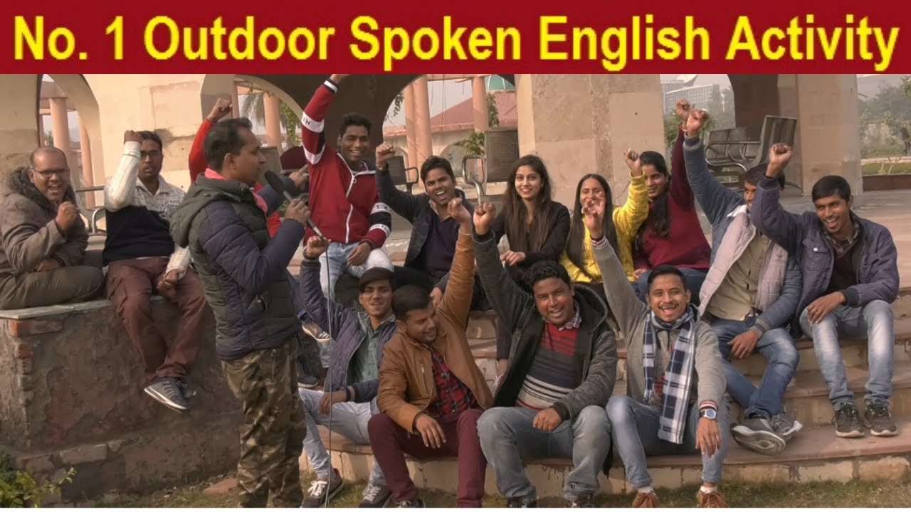 Beginners: 1st Day Outdoor Spoken English Activity | Hesitation Removal &Confidence Building Program
