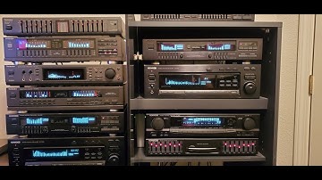 Equalizers Demo Technics, Pioneer, Kenwood, Sharp