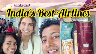 Indias Best Airlines | Udaipur To Mumbai in Vistara Airlines | How Vistaras Economy Class Looks