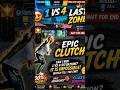 🔥 1 VS 2 CLUTCH 😱 | WAIT FOR THE END! #shorts #viral #explore #trending #viral #shorts #ffshorts