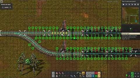 Factorio Train Signaling - Chain signals, stackers, intersections, and right hand drive traffic