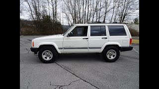 2000 Jeep Cherokee Sport 4WD 4.0 Tour, Walk Around, Start Up, Review