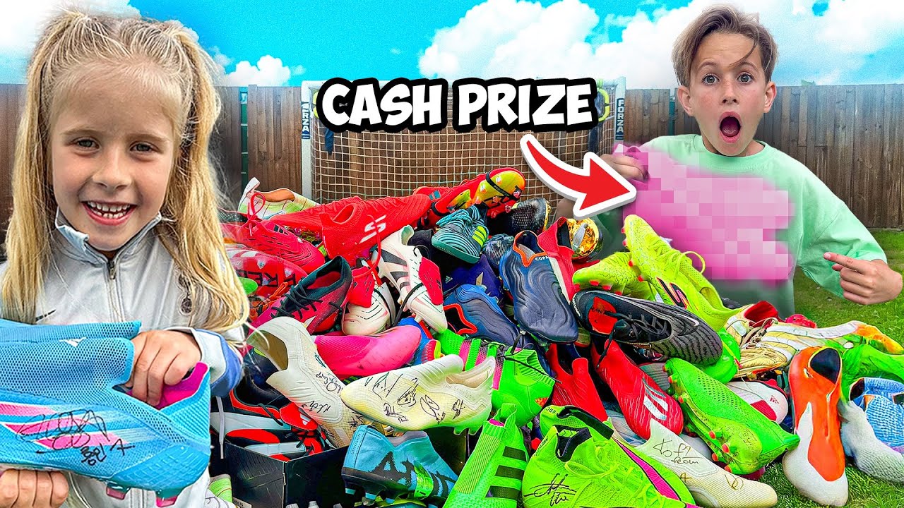 200 FOOTBALL BOOTS…GUESS MY FAVOURITE & WIN 💰