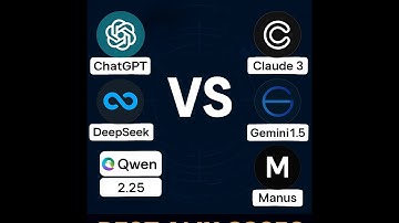 AI Battle: ChatGPT vs DeepSeek vs Qwen vs Manus vs Gemini vs Claude