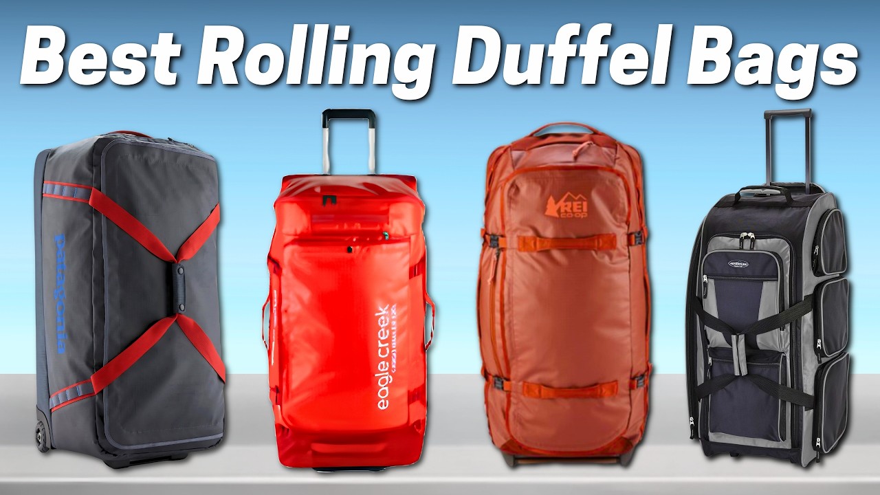 best rolling travel duffel bag New York XPress 30" Expandable Duffle w/Wheels and Handle | Extra Large Capacity, 2-Layer Space,Multiple Pockets, Duffle Bag for Men Wome,TBL-074,Blue down straps keep contents in place Looking for an alternative suitcase