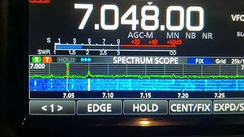 Some nice slow cw. I can almost copy it!