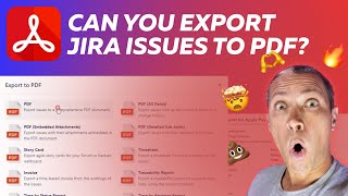 How to Export Jira Issues to PDF for Invoicing and Collaboration | Atlassian | Unsolicited Feedback