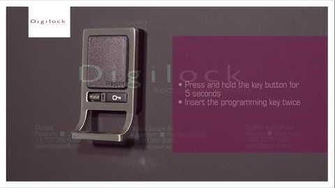 How to remove Manager Keys from a Digilock RFID lock