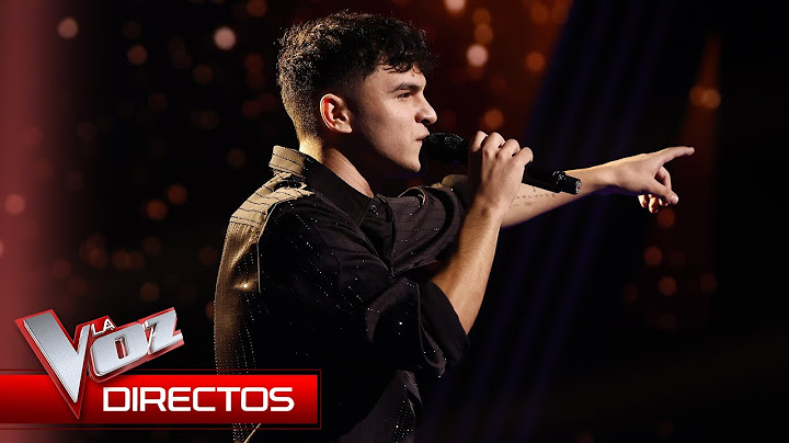 Manuel canta "Contigo" | Directos | La Voz Antena 3 2024