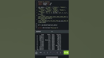 Python Bytes - Panda Dataframe Fill Null Values #coding #python #datascience Code in Description
