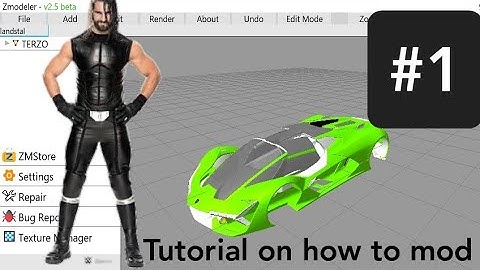#1 Tutorial On How To mod {GTA SA} EASY METHOD On Zmodeler App with links and dff cars #$||Turmex A4