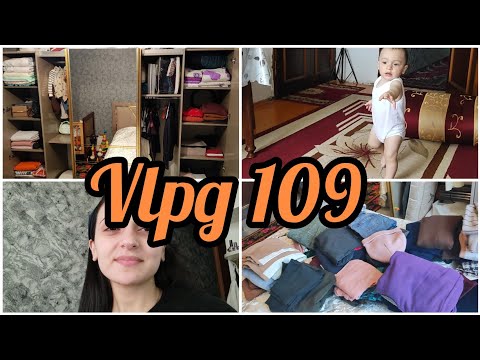 Yaz gəldi.Qarderobumu düzənlədim.Mənimlə günlük ev işləri.Vlog 109