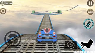 Impossible Car Tracks 3d- Blue Car Driving Stunts Simulator - All Vehicles Unlocked Android Games screenshot 3