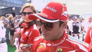 Interview with Felipe Massa after the race, Hungarian GP 2012