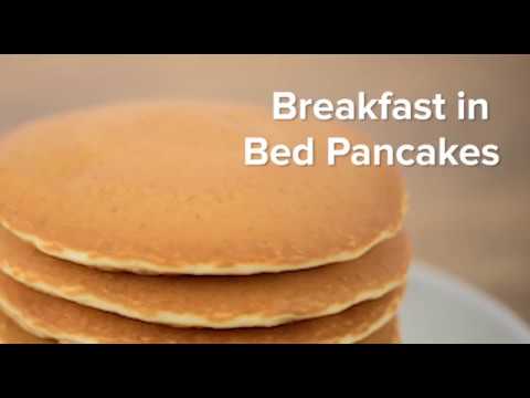 Mother's Day  - Breakfast in bed pancakes - video from Britishbakels