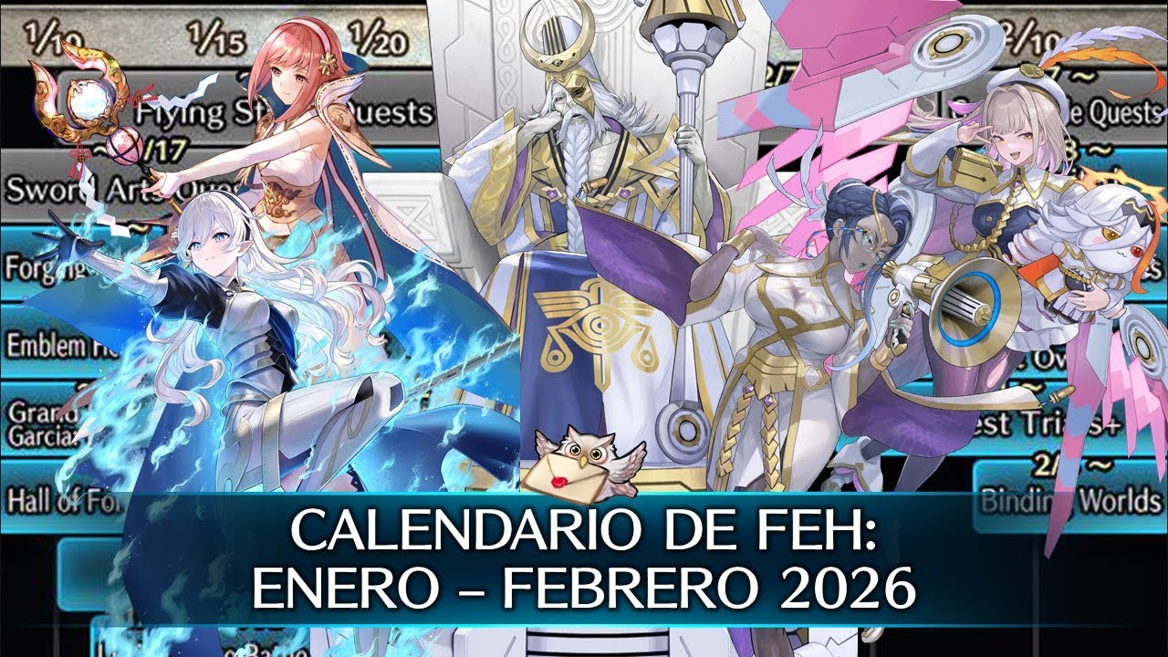 CALENDARIO DE FEH: ENERO - FEBRERO 2026 [FEH]