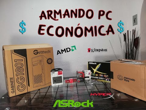 ENSAMBLANDO PC ECONOMICA GAMER CON AMD A6 7400K