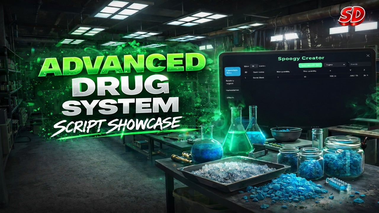 (FIVEM) Advanced Drug Creator Script Showcase! Advanced Drug System ...