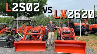 Kubota L2502 vs LX2610