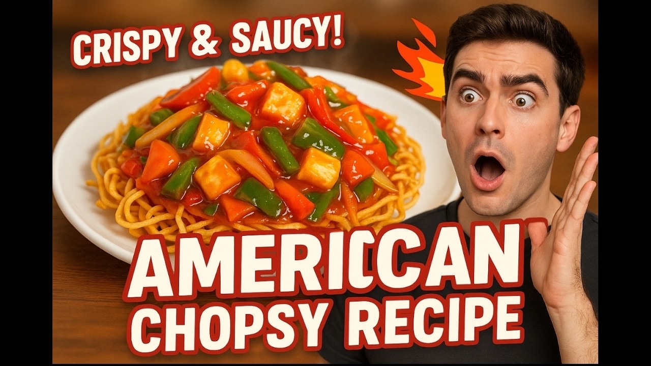 CRISPY & SAUCY American Chopsy Recipe | रेस्टोरेंट जैसी अमेरिकन चॉप्सी ...