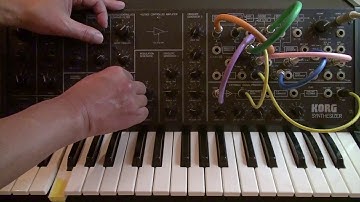 Korg MS-20 a simple techno loop 28 #korgms20