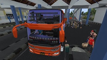 JETBUS SHD:-3 KIDS PANDA IN BUS SIMULATOR INDONESIA 😲#bussidindonesia#bussid  