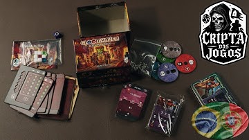 Unboxing do Gloomhaven: Buttons & Bugs