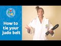 How to tie your judo belt  learn from an olympic champion