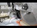 Miter saw dust collection