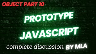 Prototype in javascript | object part #10 | #javascript #Prototype