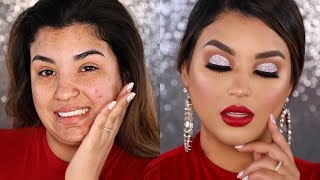 PASO A PASO TUTORIAL DE MAQUILLAJE PARA NAVIDAD I STEP TO STEP EASY MAKEUP TUTORIAL FOR CHRISTMAS