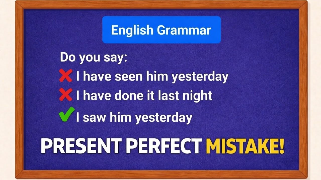 Present Perfect Tense in English | Rules & Examples - YouTube