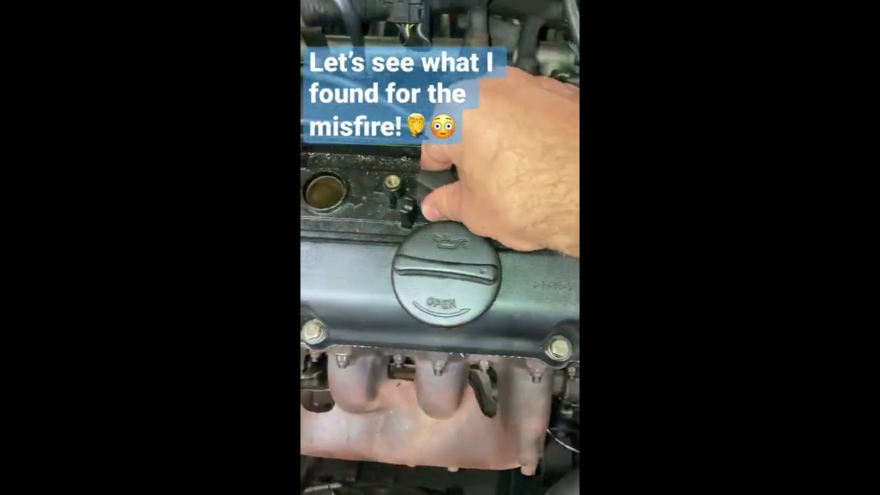 Engine Runs Very Rough With Misfire In Cylinder 4 See What I Found 