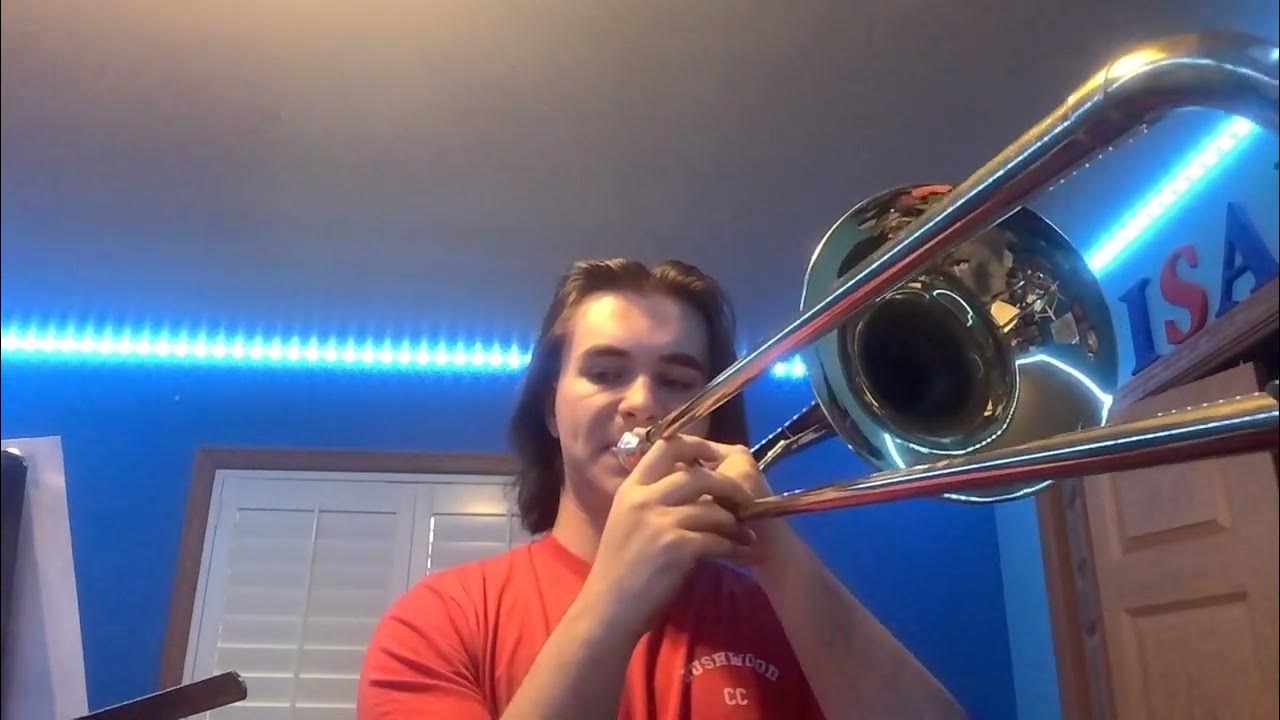2024 AllAmerican DDay Band Trombone Audition YouTube