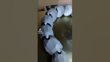 Onix articulado #printidi #impresion3d #3dprintingideas #pokemon #onix #pokemongo #3dprint