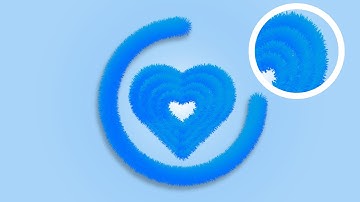 Realistic 3D Love Heart Design Fur Effect in Adobe Illustrator Tutorial