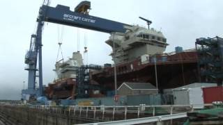 Control Tower Lowered on to Carrier - MSN News