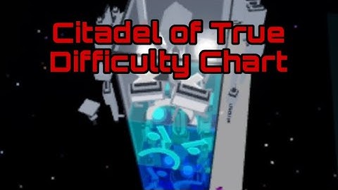 Citadel of True Difficulty Chart (Obby Creator) (Roblox)