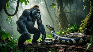 Giant Python Wraps Around Baby Gorilla — What the Mother Did Next Left Everyone  Speechless! Profile