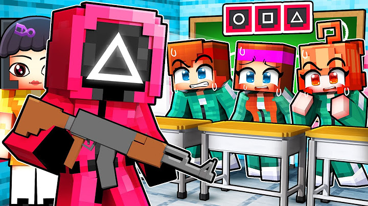 J’ai transformé mon école en école Squid game sur Minecraft !